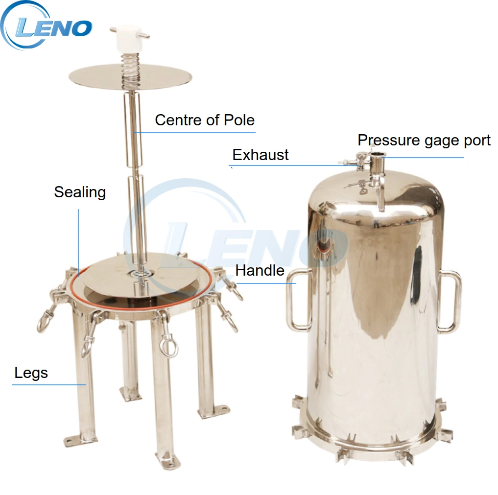 Sanitary Grade SS304 Lenticular Filter Housing, Depth Filter for Wine&Beer Filtration