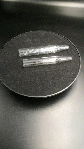 Aparelho de laboratório de vidro cônico graduado cone curto bloqueio seguro tubos centrífugos de ultrafiltração de urina 15 ml